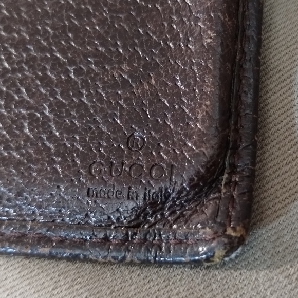 MEN'S BI-FOLD GUCCI MONOGRAM LOGO WALLET ~ AUTHENTIC - Picture 3 of 12